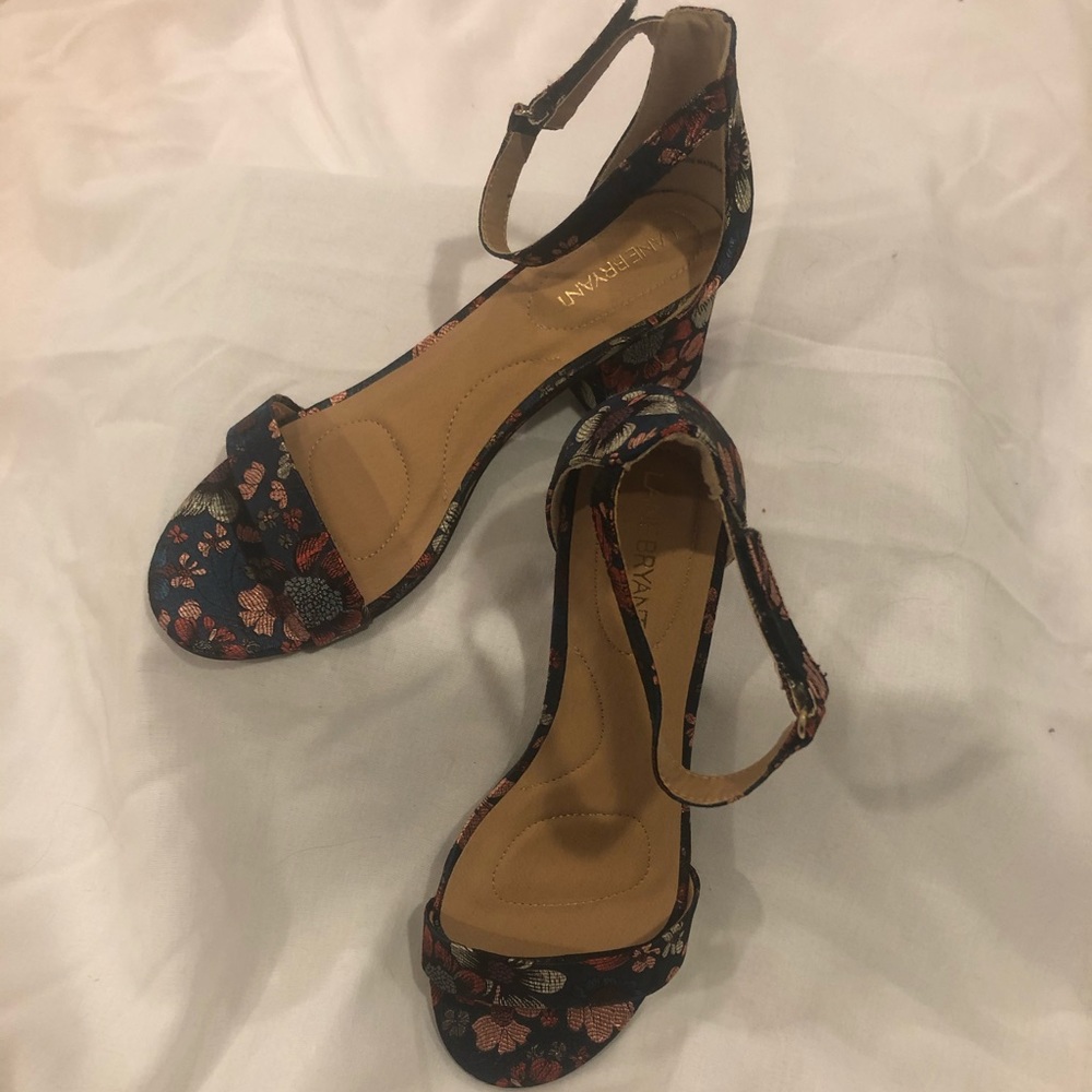 Floral brocade Sandals